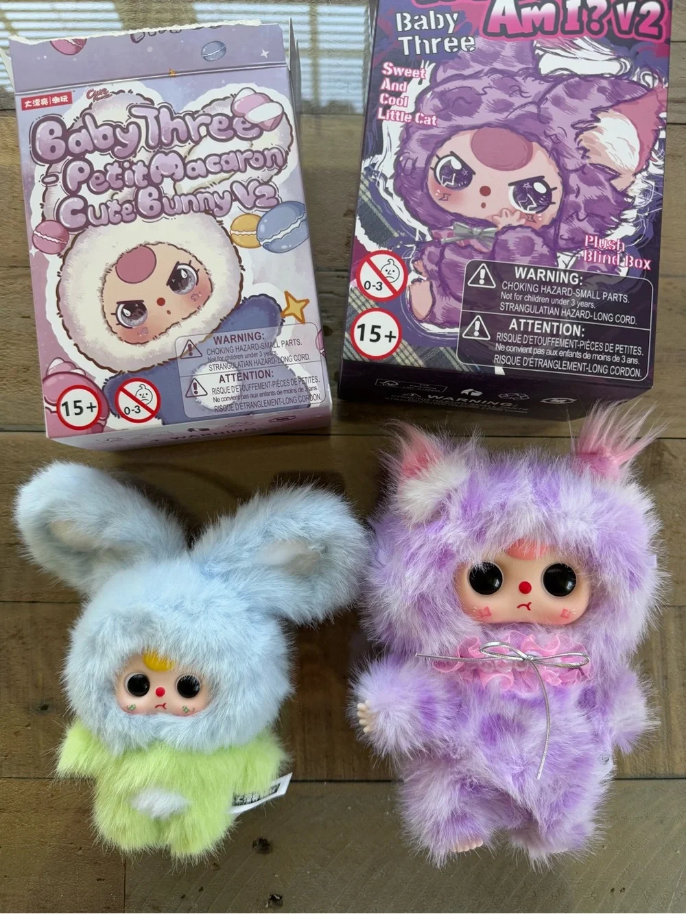 SET OF 2 Baby Three - Who’s Cat Am I Vol. 2 and Petit Macaron Cute Bunny Vol. 2
